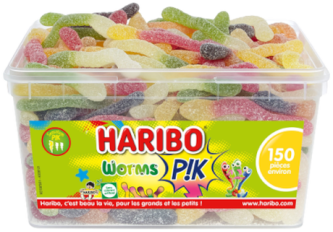 Tubo 150 Haribo Worms Pik