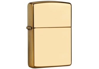 Zippo High polish brass