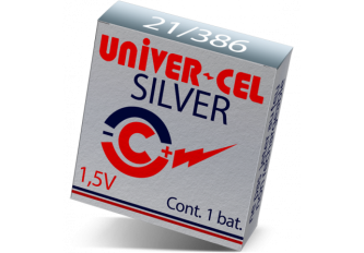 Boite de 5 piles Univer-cel 386 n°21