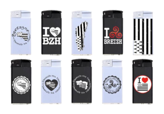 B.25 Briquets piezo Bretagne Soft Touch