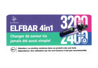 Stop rayon ELFBAR 4en1