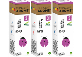3x10ML MENTHE KENTUCKY 3MG