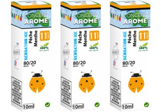 3x10ML PECHE MINT 11MG