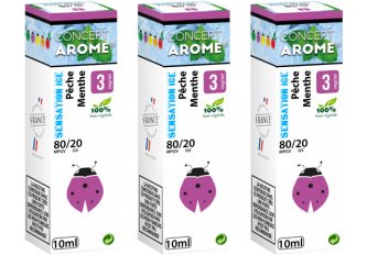 3x10ML PECHE MINT 3MG