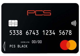 Carte de paiement PCS Mastercard Black