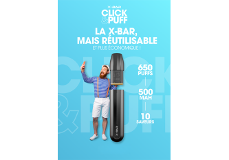Affiche A4 XBAR Click&Puff