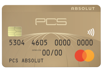 Carte de paiement PCS Mastercard Absolut