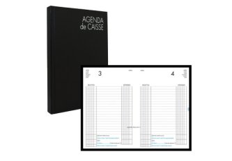 Agenda de caisse LECAS journalier perpétuels 14x22cm
