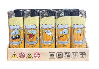 B.50 Briquets piezo My name is beer
