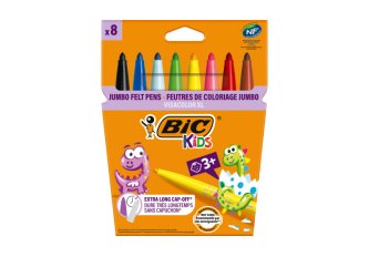 B.12 Pochette 8 feutres de coloriage Jumbo