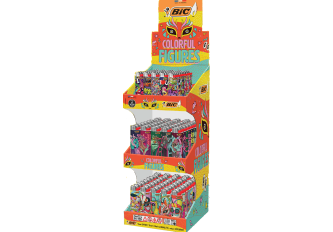 P.150 Briquets BIC Colorful Figures