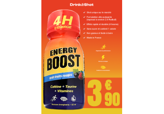 Affiche A4 Boost Drink