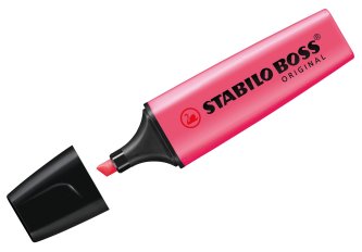 B.10 Surligneurs Stabilo Boss Original Rose