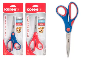B.6 Ciseaux de bureau Kores Soft Grip 17 cm – Acier inox