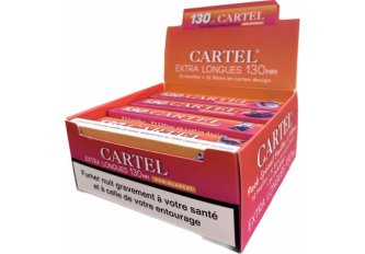 B.24 Cahiers longs 130mm unbleach + Tips Cartel