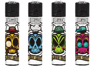 Clipper large Cool Skull