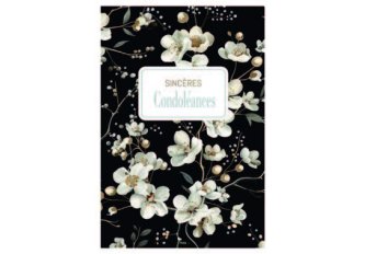 L.6 Carnets Condoléances - fleurs