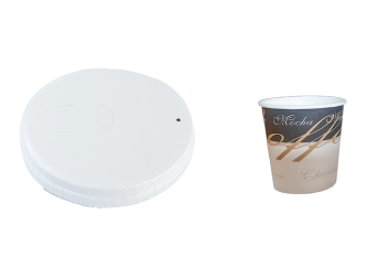 L.50 Couvercles blanc 65mm