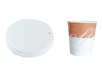 L.50 Couvercles blanc 80mm