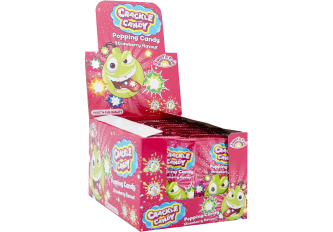 B.50 Sachets Crackles Candy Fraise