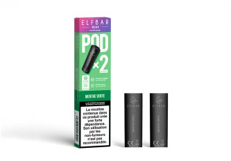 B.10 Boîtes 2 pods Elfbar 4en1 Menthe verte 10MG