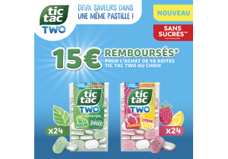 C.48 Tic Tac Two assortis + ODR 15€