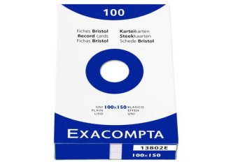 E.100 Fiches Bristol Unis