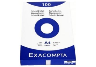 E.100 Fiches Bristol Unis