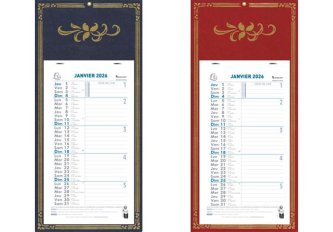 Calendrier Mensuel Skytos 2026 - 15,5 x 28,5 cm