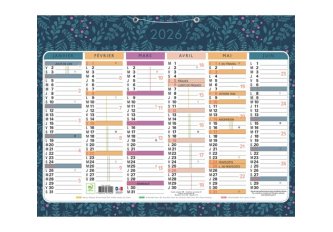 Calendrier Mini Labo semestriel