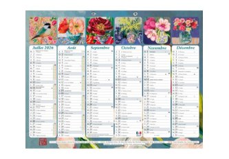 Calendrier Sophie Adde semestriel