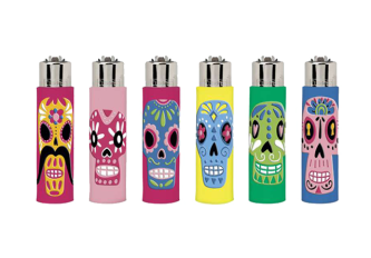 B.30 Clipper Pop cover Colorfull skull