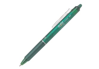 B.12 Stylos Frixion Ball Clicker Roller encre gel pointe moyenne verte