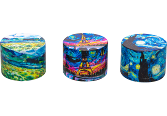 Broyeur 4 parties 50 x 37mm Van Gogh Like