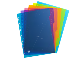 Intercalaires A4 6 Positions