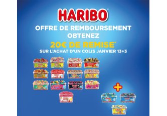 Colis 13+3 Tubo Haribo