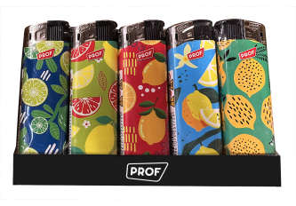 L.50 Briquets Piezo Lemons