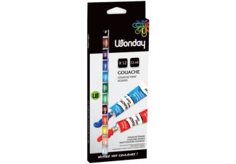 B.12 Tubes de gouaches 12ml