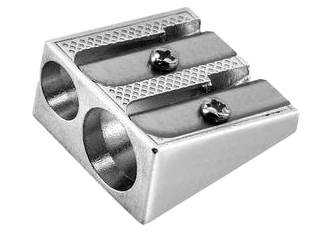 B.20 Taille-crayon aluminium 2 trous