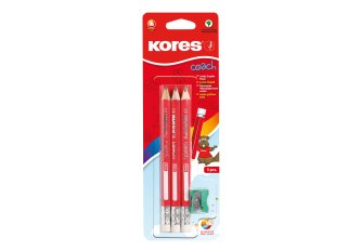 B.3 Crayons graphite avec gomme + taille-crayon
