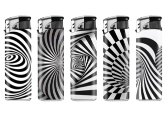B.50 Briquets piezo Black&White