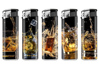 B.50 Briquets Piezo Whisky