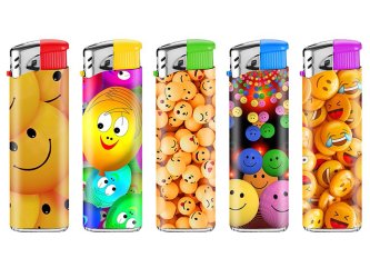 B.50 Briquets piézo Face