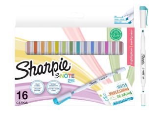 Pochette 16 marqueurs et surligneurs Sharpie