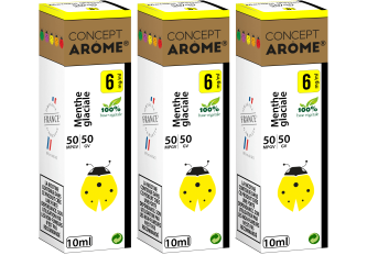 3x10ML MENTHE GLACIALE 6MG
