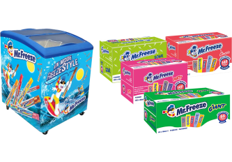 Meuble Mr Freeze Bahut 121 litres + goodies + 13 cartons