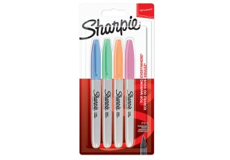 Blister 4 Sharpie marqueurs permanents