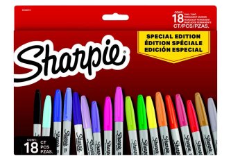 Blister 18 Sharpie marqueur permanent Sharpie Fine