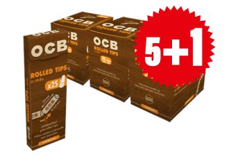 PROMO OCB 5+1 Filtre carton