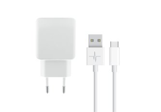 Pack Chargeur Secteur 2,1A + Cable Type C 2.0